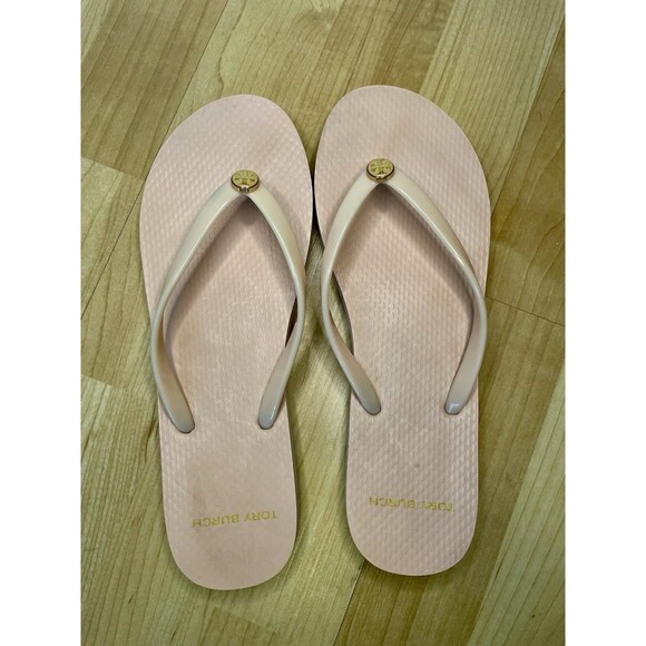 Tory Burch Solid Thin Flip Flop Size 8 Peach - Picture 4 of 9